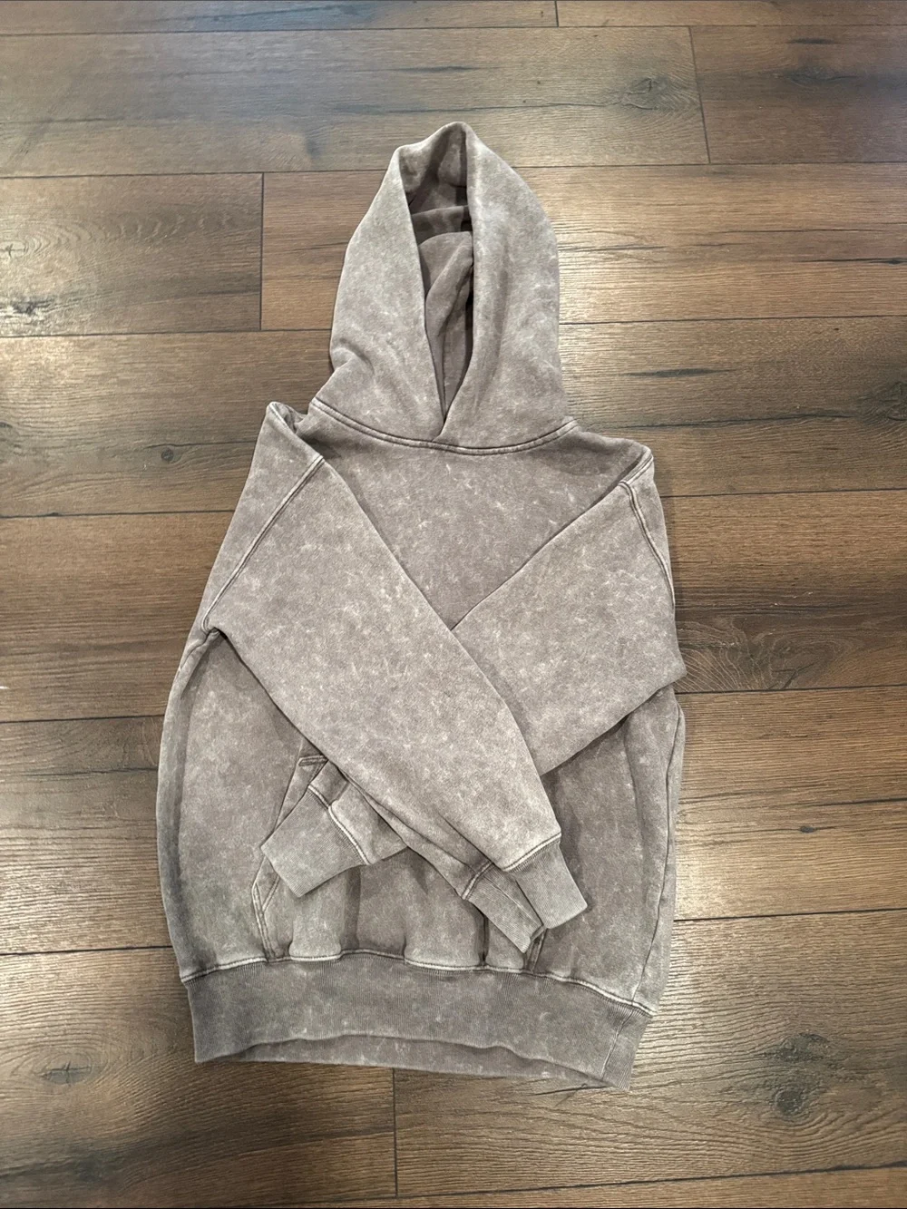 GAP Washed Taupe Hoodie Sweatshirt
